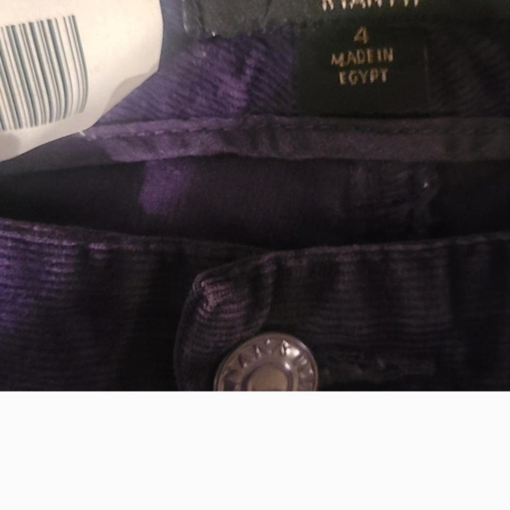 Banana Republic Women's Boot Cut Pants - Deep Blue Purple RYAN FIT SIZE 4 NWOT - Picture 9 of 9